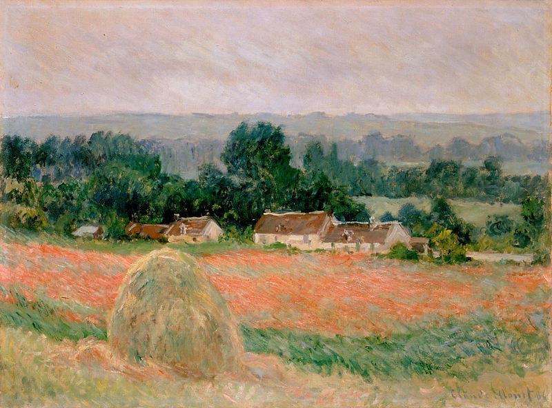 Claude Monet Haystack at Giverny Sweden oil painting art